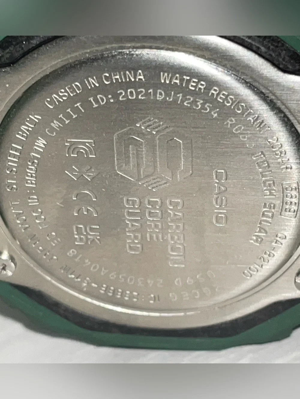 Casio G-Shock Green Ana-Digi Mobile Link Bluetooth Watch GAB2100-3A